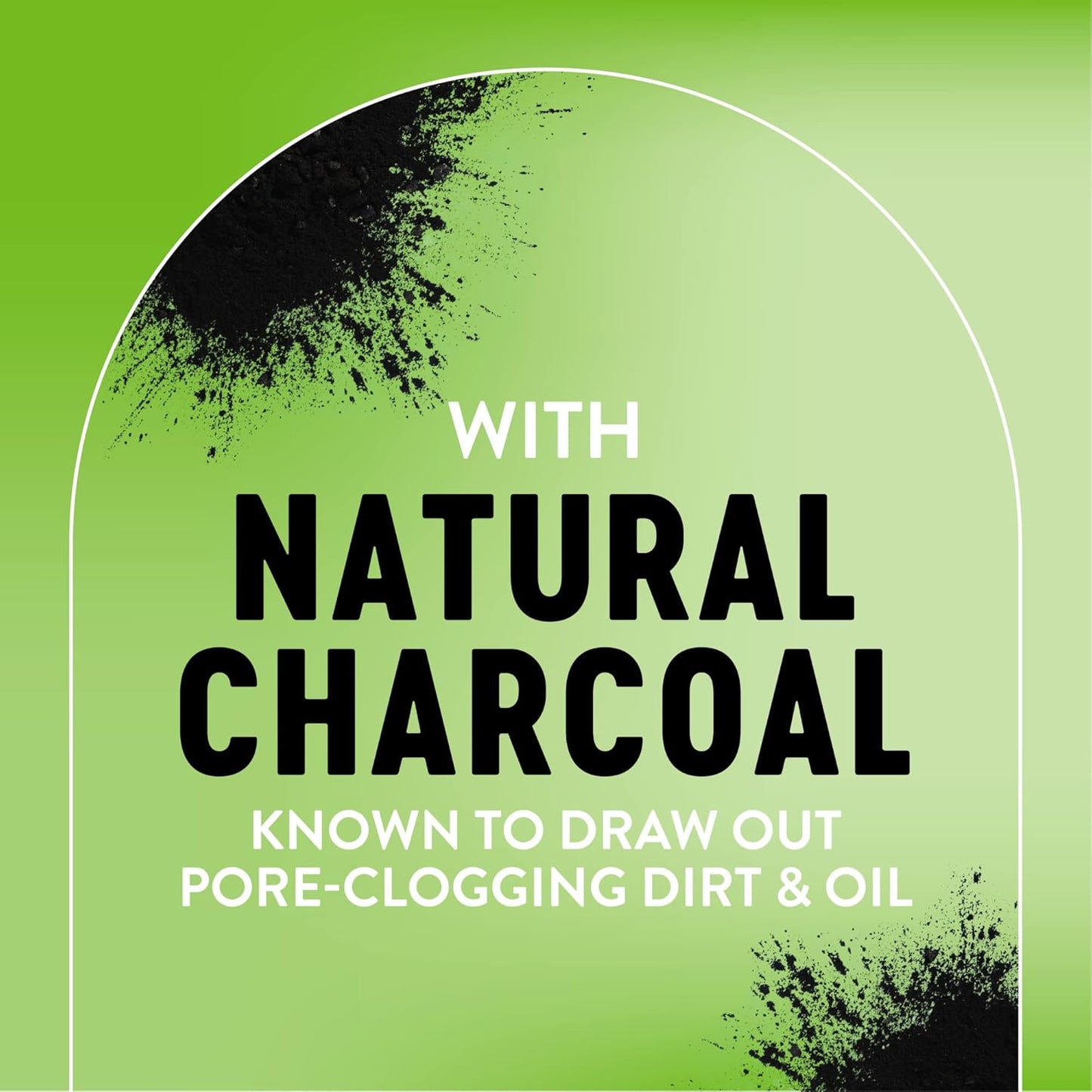 Deep Pore Charcoal Face Wash, Daily Facial Cleanser for Dirt & Makeup Removal, for Oily Skin, Value Size, 11.45 Fl Oz