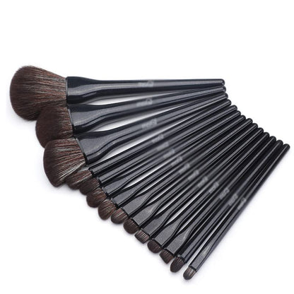 14PCS Black Makeup Brushes Set Professional Foundation Powder Eyeshadow Beauty Cosmetic Soft Make up Brush Tools Kits
